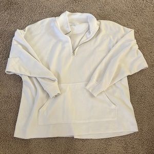 White Aerie Quarter Zip